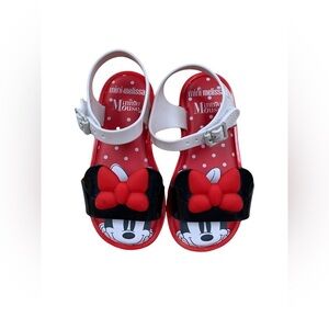 Mini Melissa Size 9 Minnie Mouse Sandals